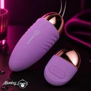 Huevo vibrador Ariel lila con control remoto CamToyz