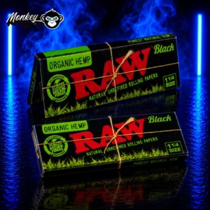 RAW Black Organic Hemp 1 1/4